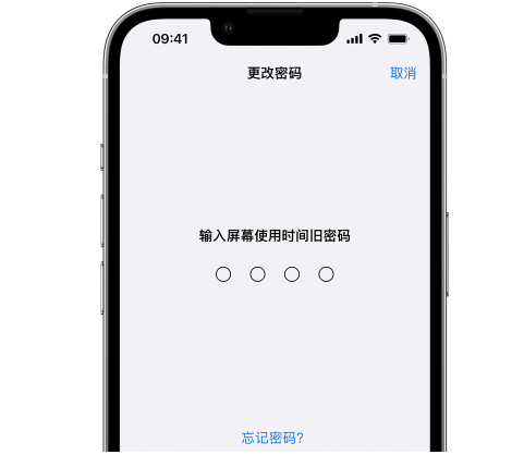 汪场镇iPhone屏幕维修分享iPhone屏幕使用时间密码忘记了怎么办 