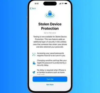 汪场镇苹果授权维修店分享被盗设备保护功能开启方法 