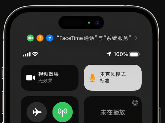 汪场镇苹果授权维修网点分享iPhone在通话时让你的声音更清晰 