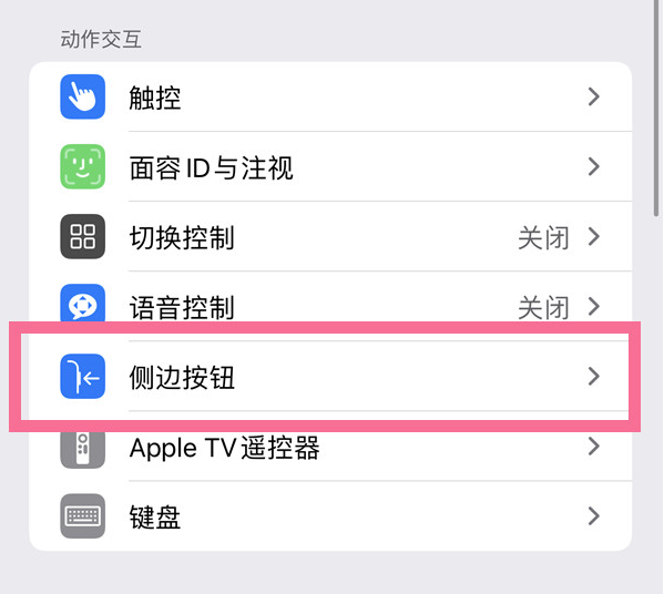 汪场镇苹果14维修店分享iPhone14 Plus侧键双击下载功能关闭方法 