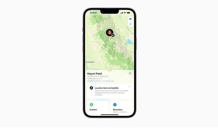 汪场镇苹果14维修分享iPhone14系列中 FindMy功能通过卫星分享位置方法教程 